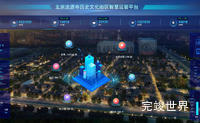 数据大屏设计案例 北京法源寺历史文化街区智慧运管平台 初晓